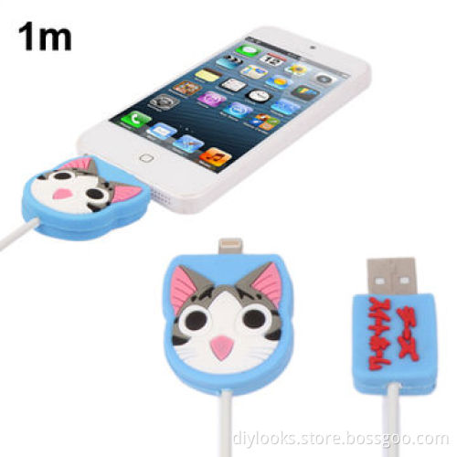 Sweet Private Cats Cartoon Style Data Cable